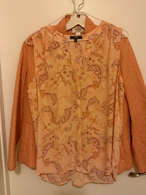 NYDJ SLEEVELESS SHELL SMALL